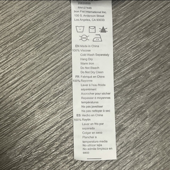 ☮️SOLD!☮️NWT! Iron Fist Death Breath Black Slip Dress. Size 2XL - Picture 11 of 11